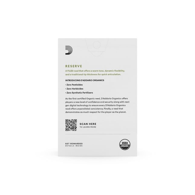 D´Addario Woodwinds 3,0 Organic Reserve Altsaxophon Blatt  _00052260_
