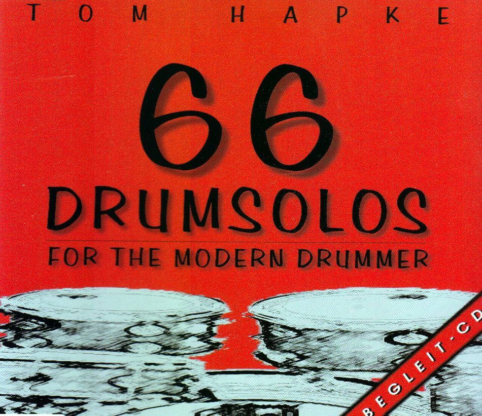CD 66 Drumsolos for the modern Drummer Tom Hapke BOE 7019 ABVERKAUF