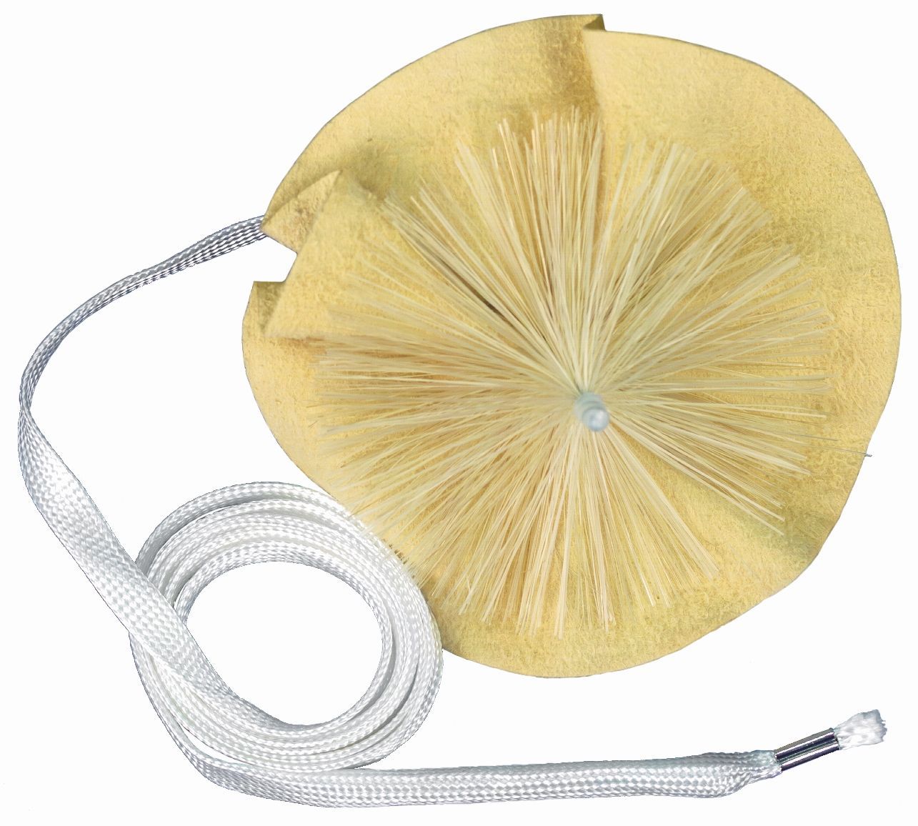 Durchziehwischer für Altsaxophon, Leder mit Stützbürste- Restbestand_00001616_