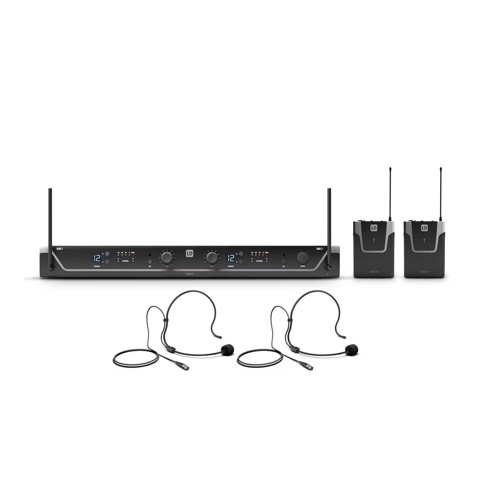 LD Systems U308 BPH2 UHF Headset Wireless System, 863 - 865 MHz + 823 - 832 MHz_00053940_