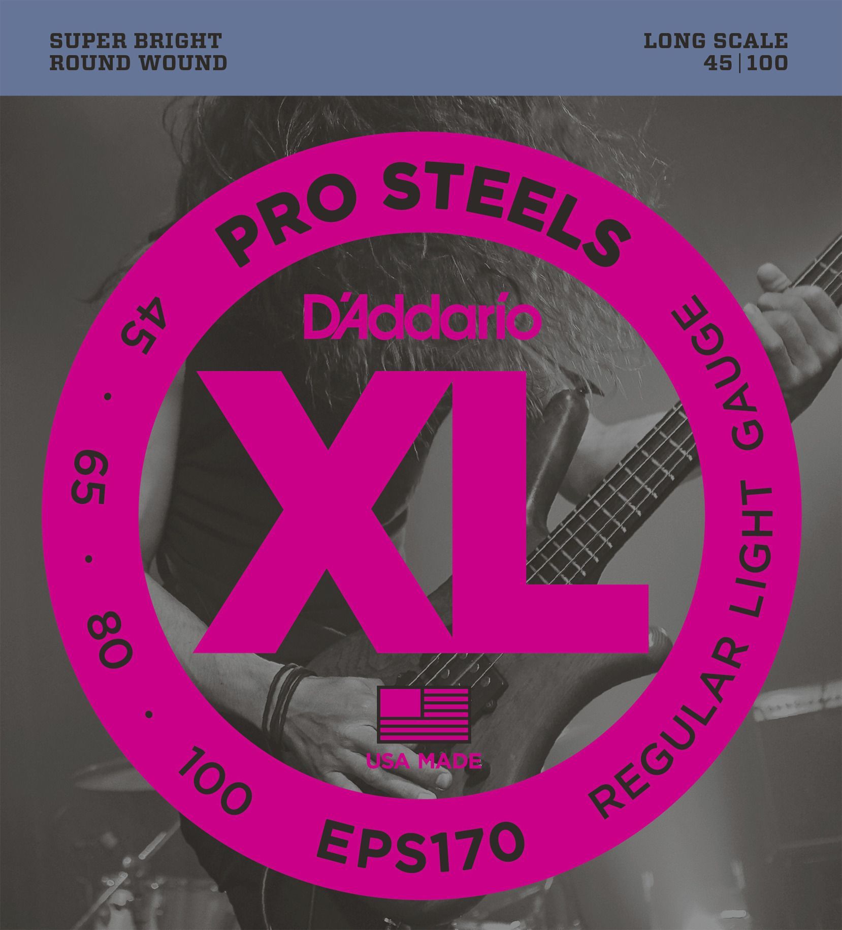 D'Addario EPS170, Prosteels 4 String Bass Strings 045-100_00042072_