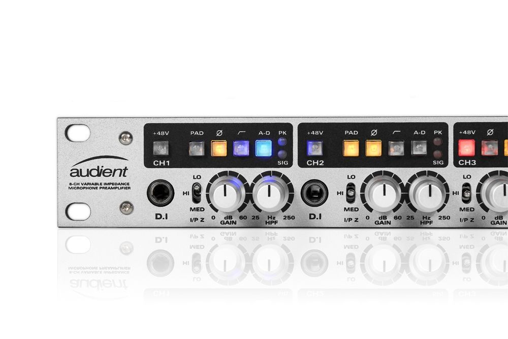 Audient ASP 880   8-Kanal Mikrofon Preamp und A/D Wandler