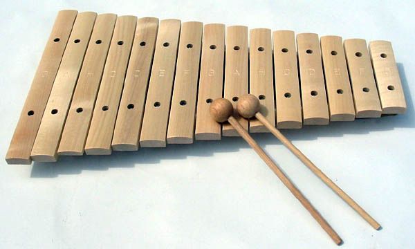 Goldon 11210 Xylophon Klangplatten aus Ahornholz für musikalische Früherziehung_00003183_