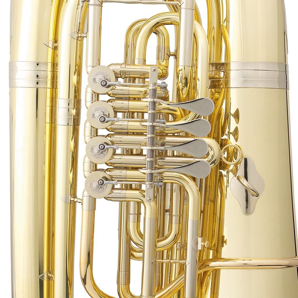 B&S GR-51LGB Bb-Tuba, Bohrung 19,00-20,00mm, 4 Ventile,  Zubehör GR51L