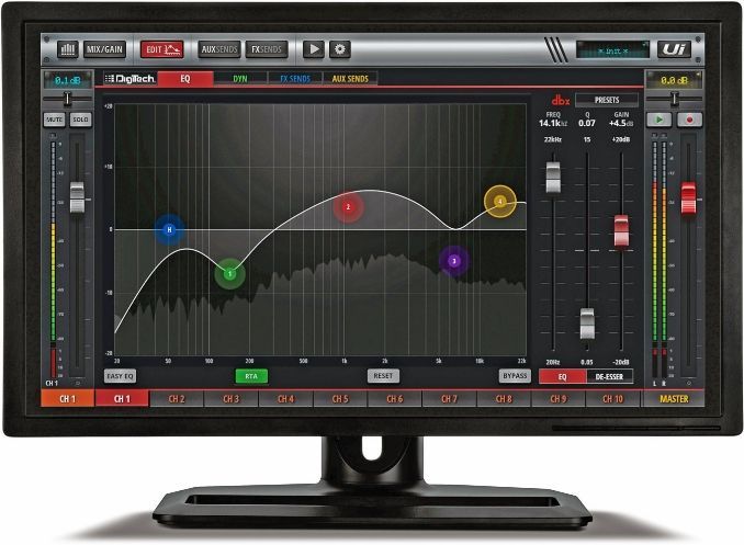 Soundcraft Ui12  Digitalmixer mit Tablet/Smartphone/PC-Steuerung und WiFi 