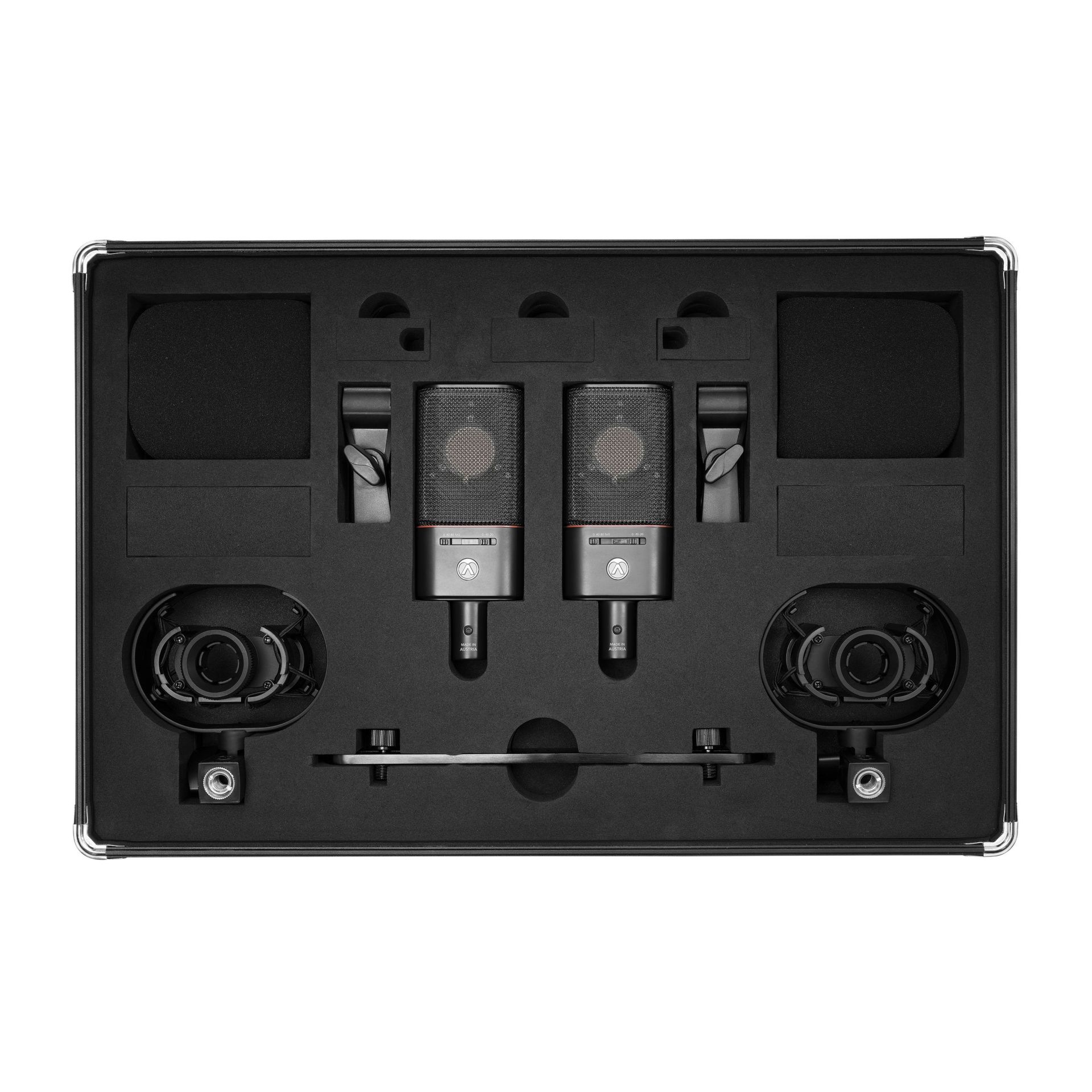 Austrian Audio OC18 Dual Set Plus, Stereo Mikrofon-Set