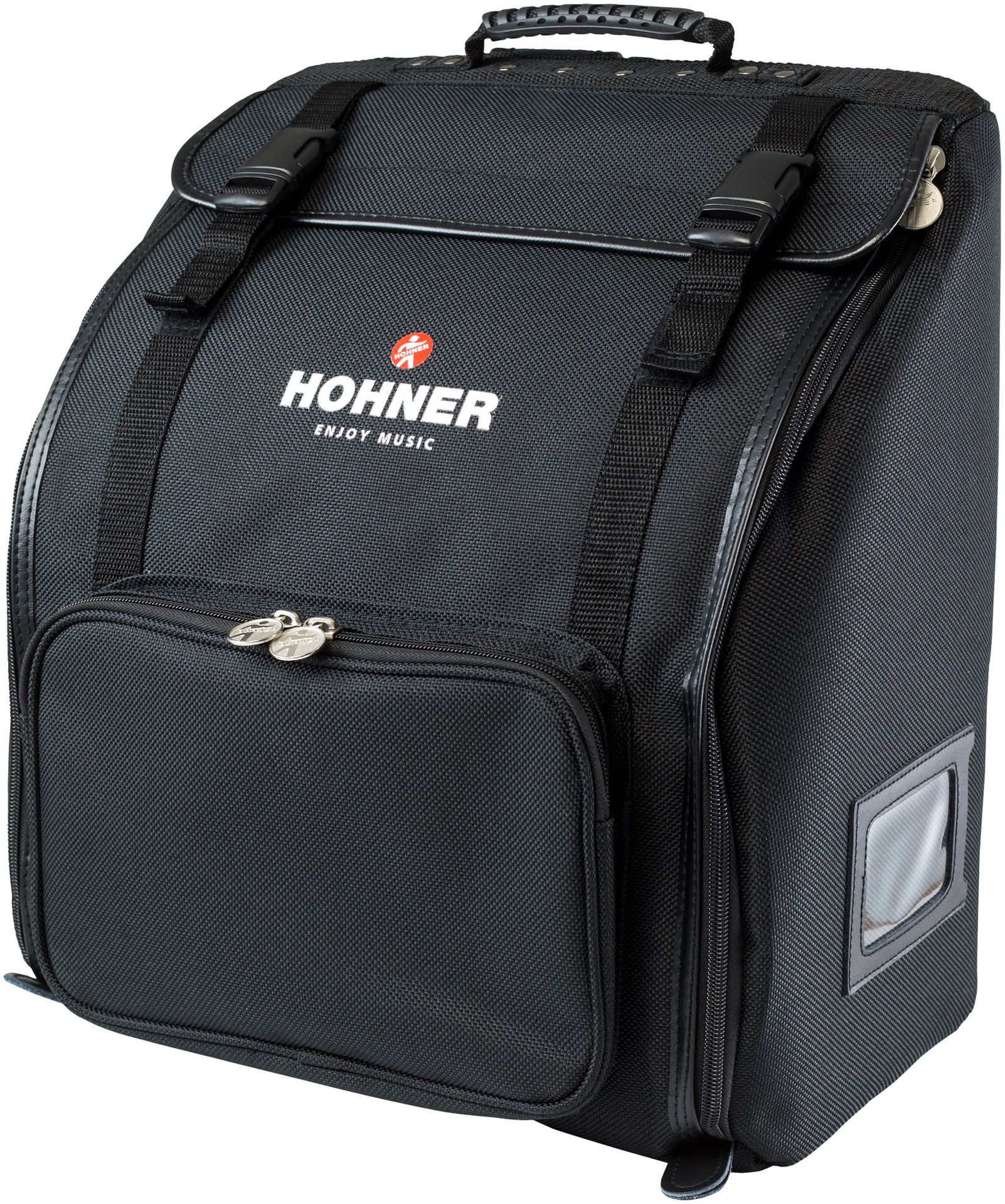 Hohner Bravo II 48 - schwarz  HOA16522 48 Bässe, neues Verdeck, silent Key