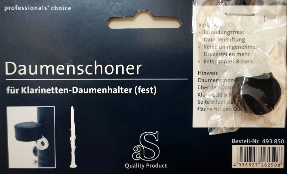 Daumenschoner für Klarinette mit festem Daumenhalter _00001895_