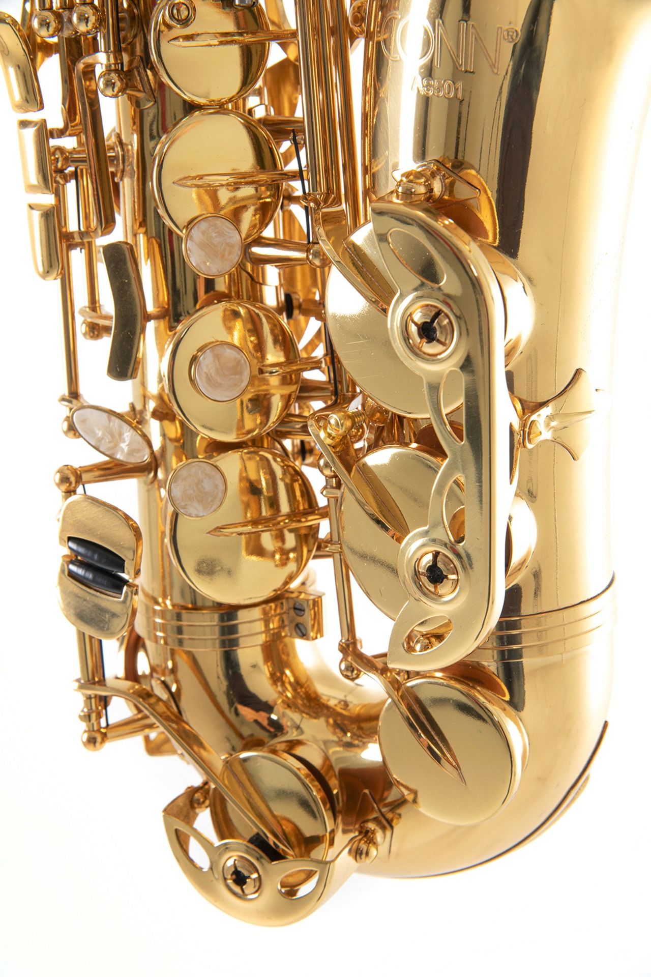 Conn AS-501 Altsaxophon, incl. Leicht-Etui u. Zubehör, 