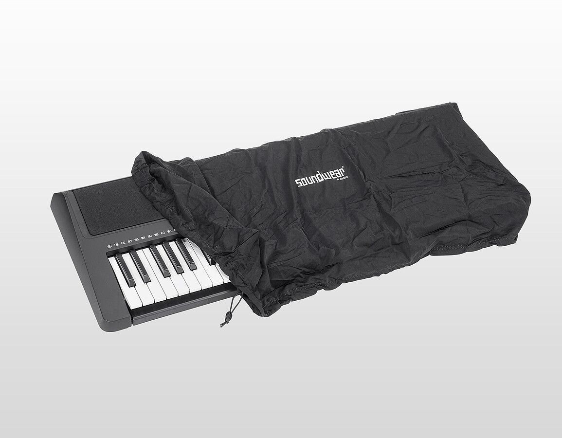 Soundwear Elastische Keyboard Abdeckhaube, 61 Tasten, 85 - 102 cm, schwarz_00013169_