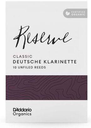 D´Addario Woodwinds 1,5 Organic Reserve Classic Blatt B-Klarinette deutsch