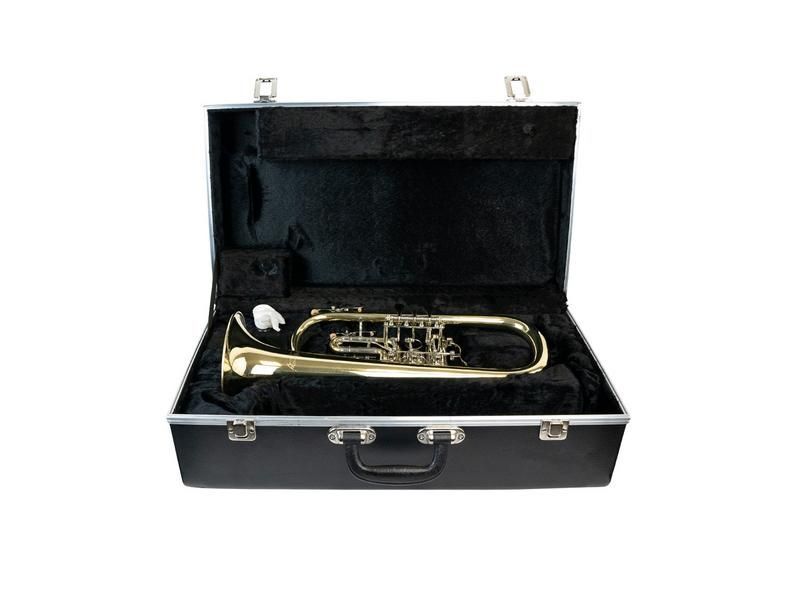 Cerveny CFH 502 Konzert-Flügelhorn- Bohrung 11,10mm, Etui u.Zubehör, CFH-502