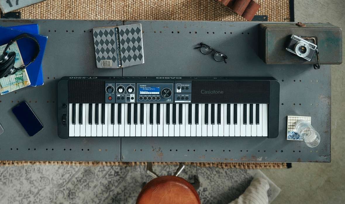 Casio CT-S500 Keyboard  incl.Netzadapter, USB, Audio-in, incl.WUBT10_00050940_
