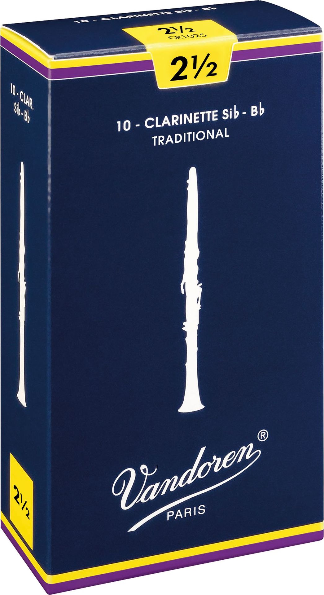 Vandoren 2,5 Traditional B-Klarinette Blatt Classic_00000847_