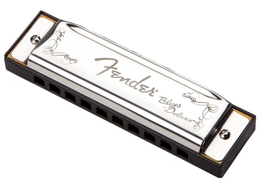 Fender Blues DeLuxe Harmonica D-Dur /20 Mundharmonika incl. Etui_00031472_