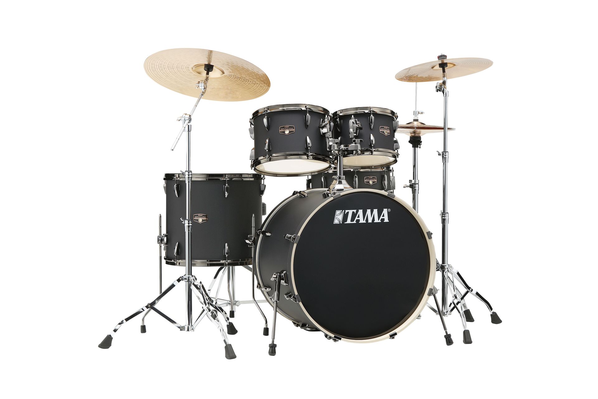 Tama Imperialstar IP52H6WBN-BOB Blacked Out Black 22"_00036017_