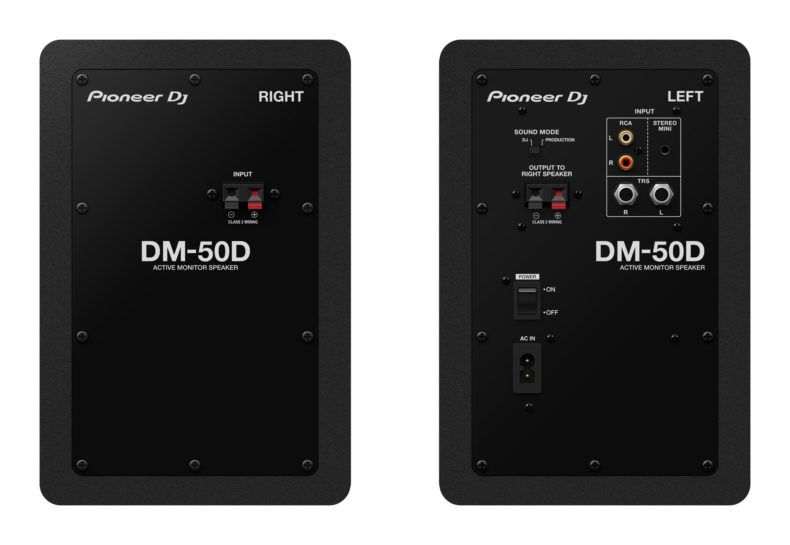 Pioneer DJ DM-50D Aktive Monitorlautsprecher für DJ und Studio  Paar