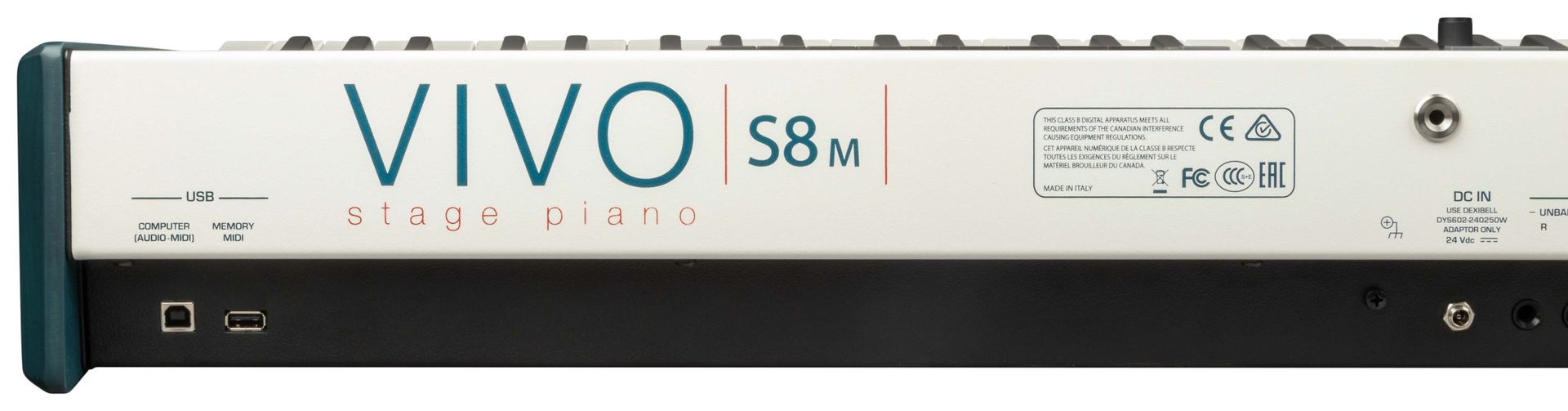 Dexibell VIVO S8M Stagepiano schwarz Digitalpiano mit Lautsprechern