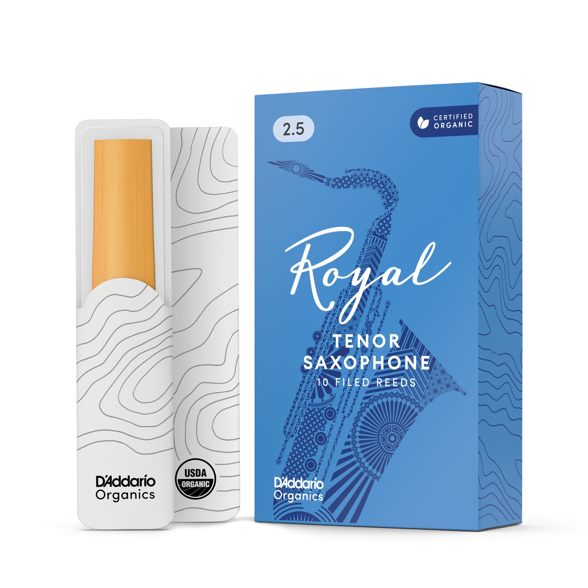 D´Addario Woodwinds 2,5 Rico Royal Tenorsaxophon Blatt _00004182_