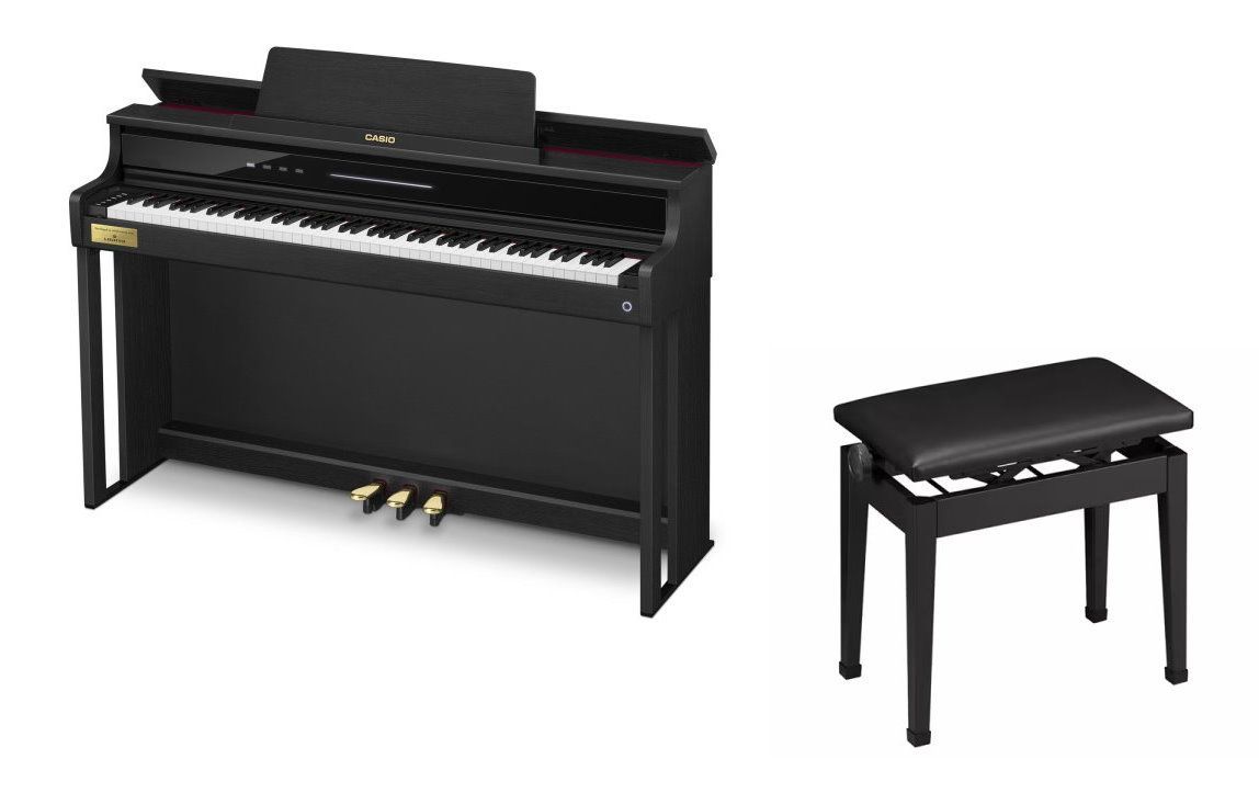 Aktionsangebot ! Casio AP-750 BK Digitalpiano incl. CASIO CB30B Klavierbank ! 