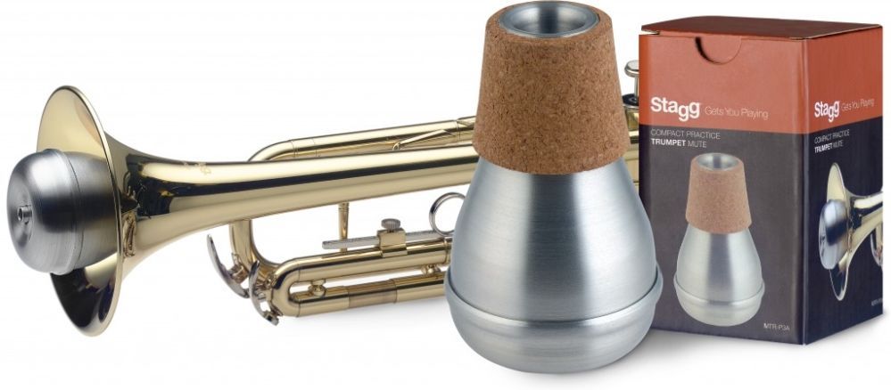 Übungsdämpfer Trompete Aluminium, Practice Mute, Kompaktmodell MTRP3A_00035705_