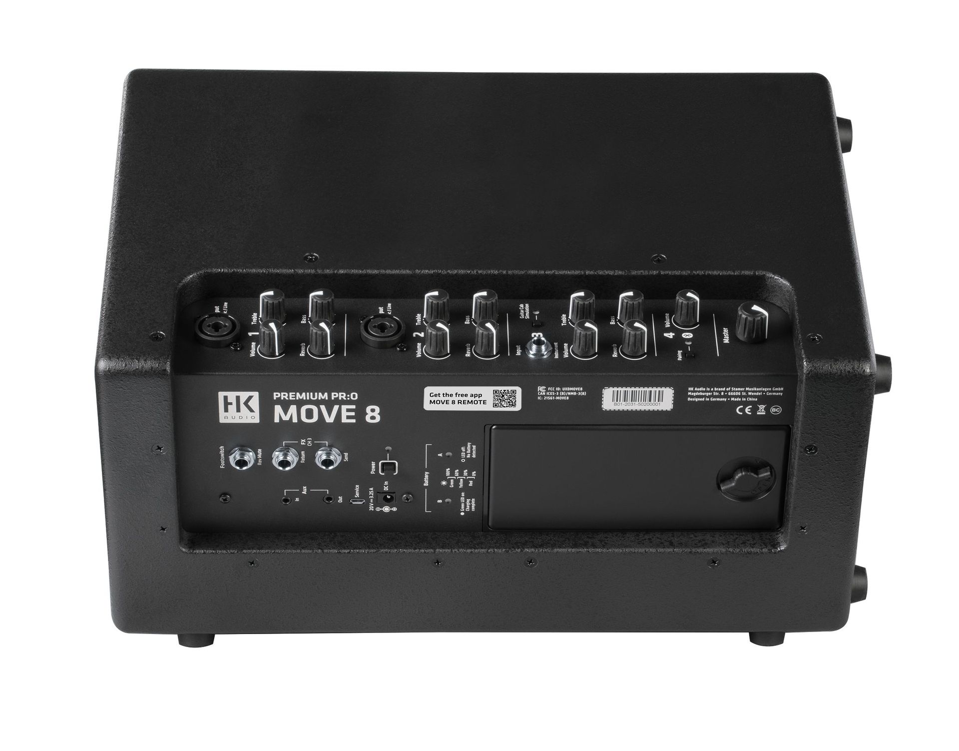 HK Audio Premium Pro Move 8  - Showroom  - akkubetriebener Fullrangelautsprecher