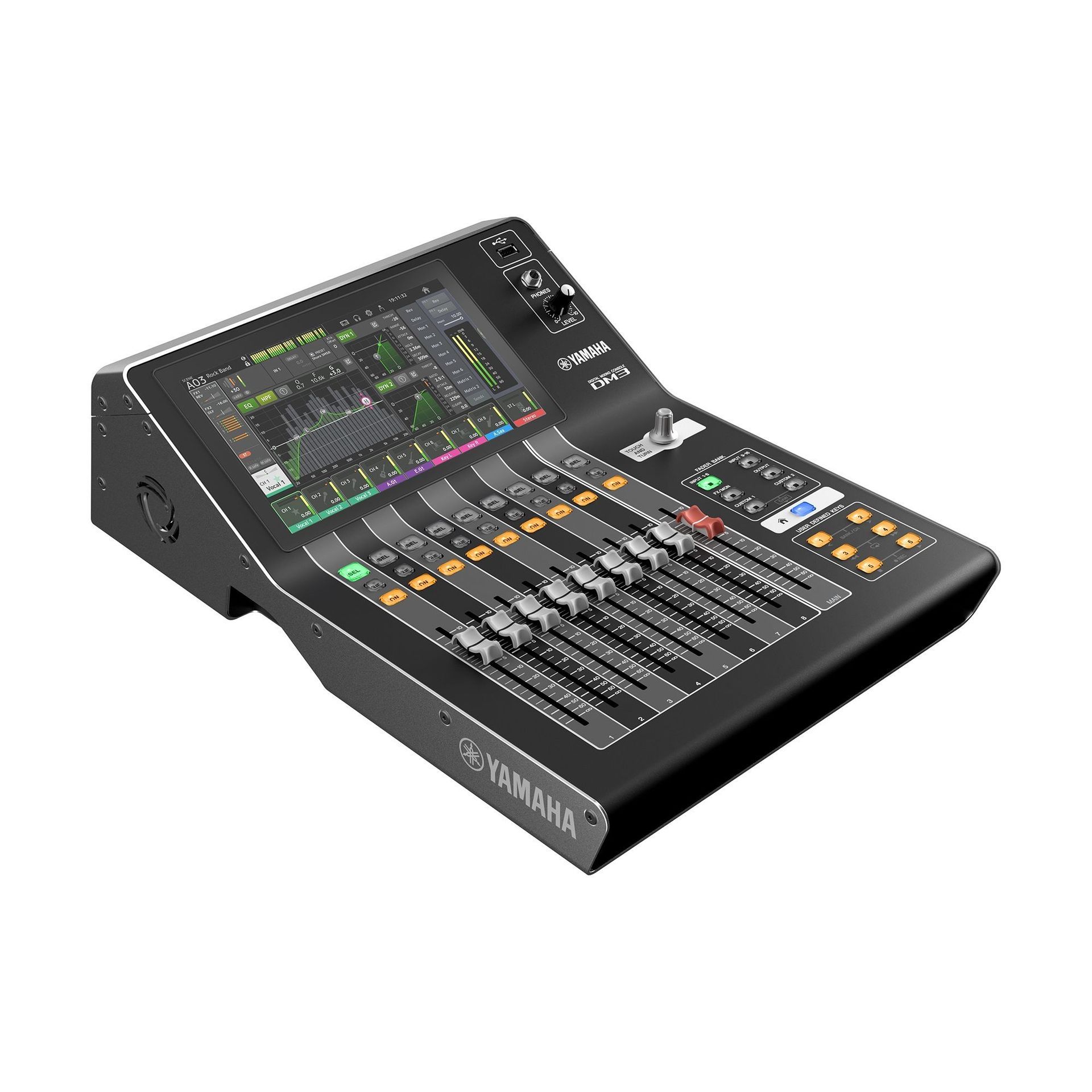 Yamaha DM3 Digitalmixer mit Dante, Motorfader und 9" Touchscreen_00052272_