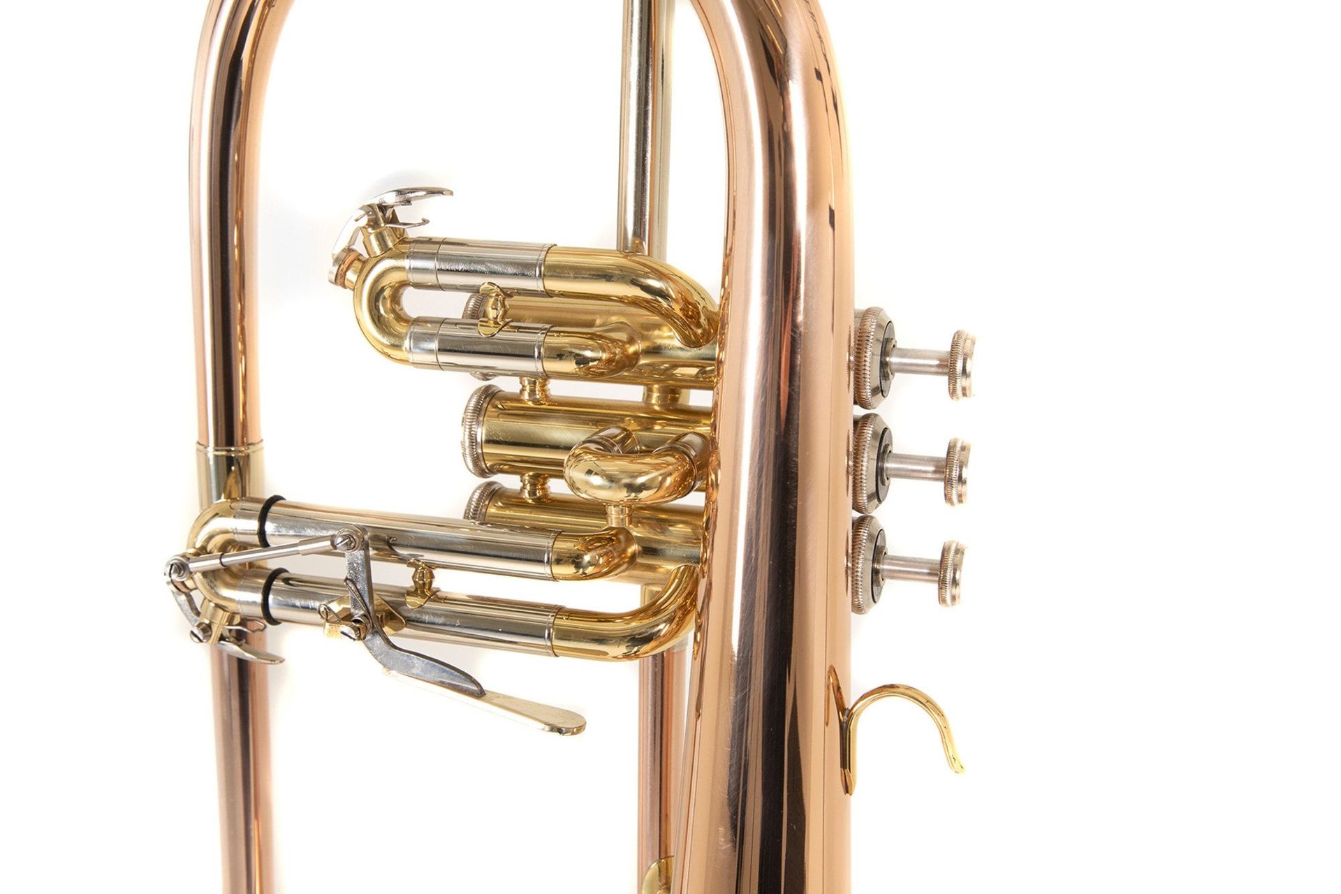 Bach FH501 B-Flügelhorn Goldmessing, Etui + Zubehör