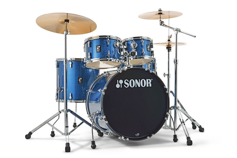 Sonor AQX Studio Schlagzeug Blue Ocean Sparkle 20/10/12/14 Snare_00049988_