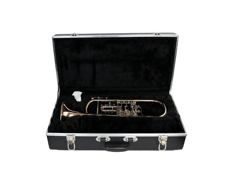 Cerveny CTR-701R  B-Konzerttrompete, Goldmessing, incl.Etui u. Zubehör,CVTR701