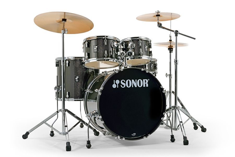 Sonor AQX Stage Schlagzeug Black Midnight Sparkle  22/10/12/16 Snare_00049986_