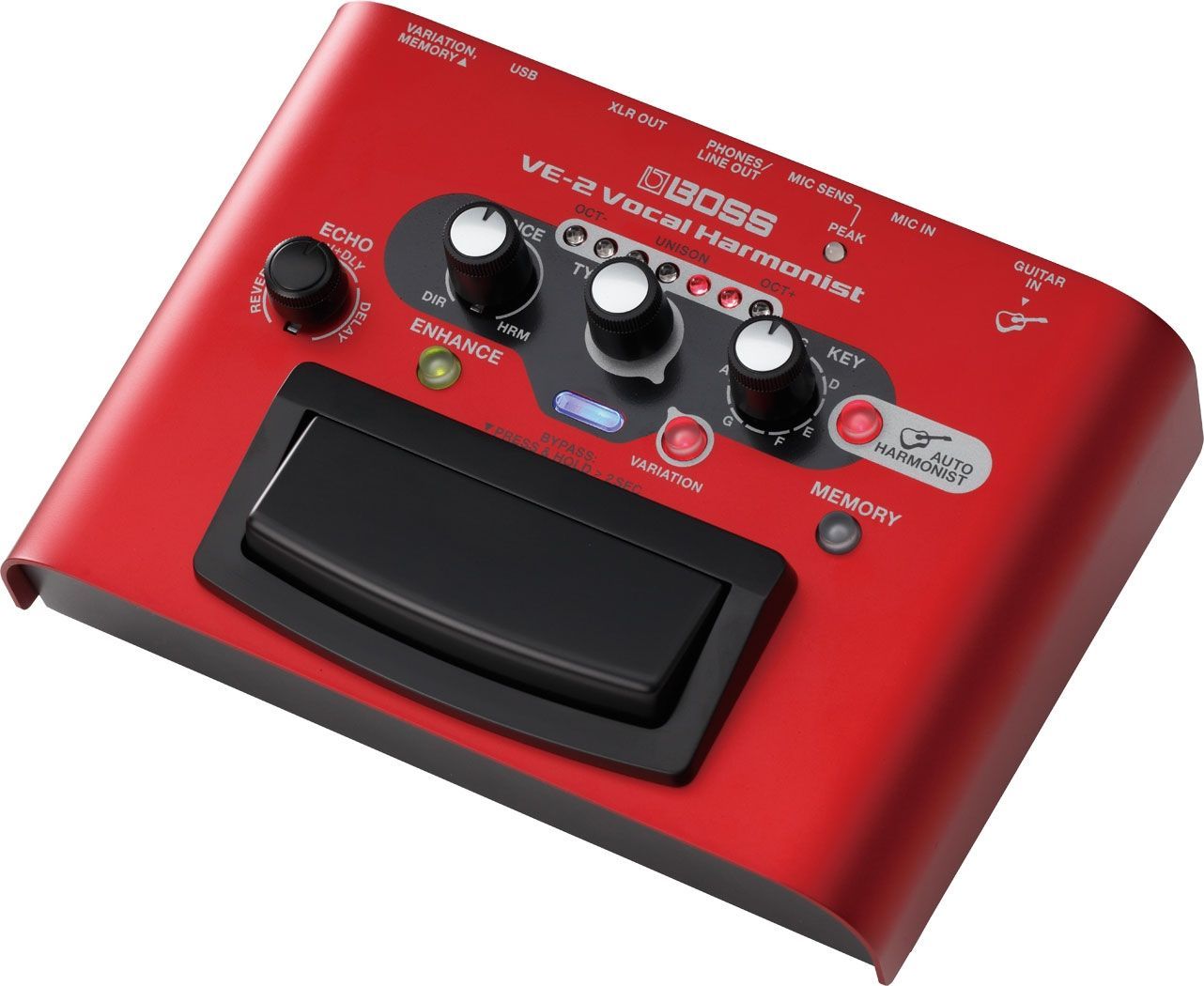 Boss VE-2 Vocal Harmonist Vocal Effektgerät mit USB Audiointerface_00030483_