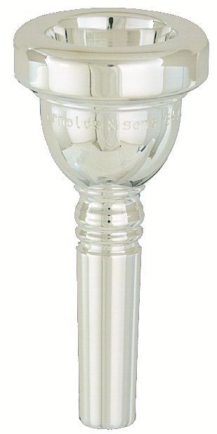 as- Arnolds & Sons 11T  Mundstück für Tenorhorn 11-T  versilb. mittlerer Schaft 