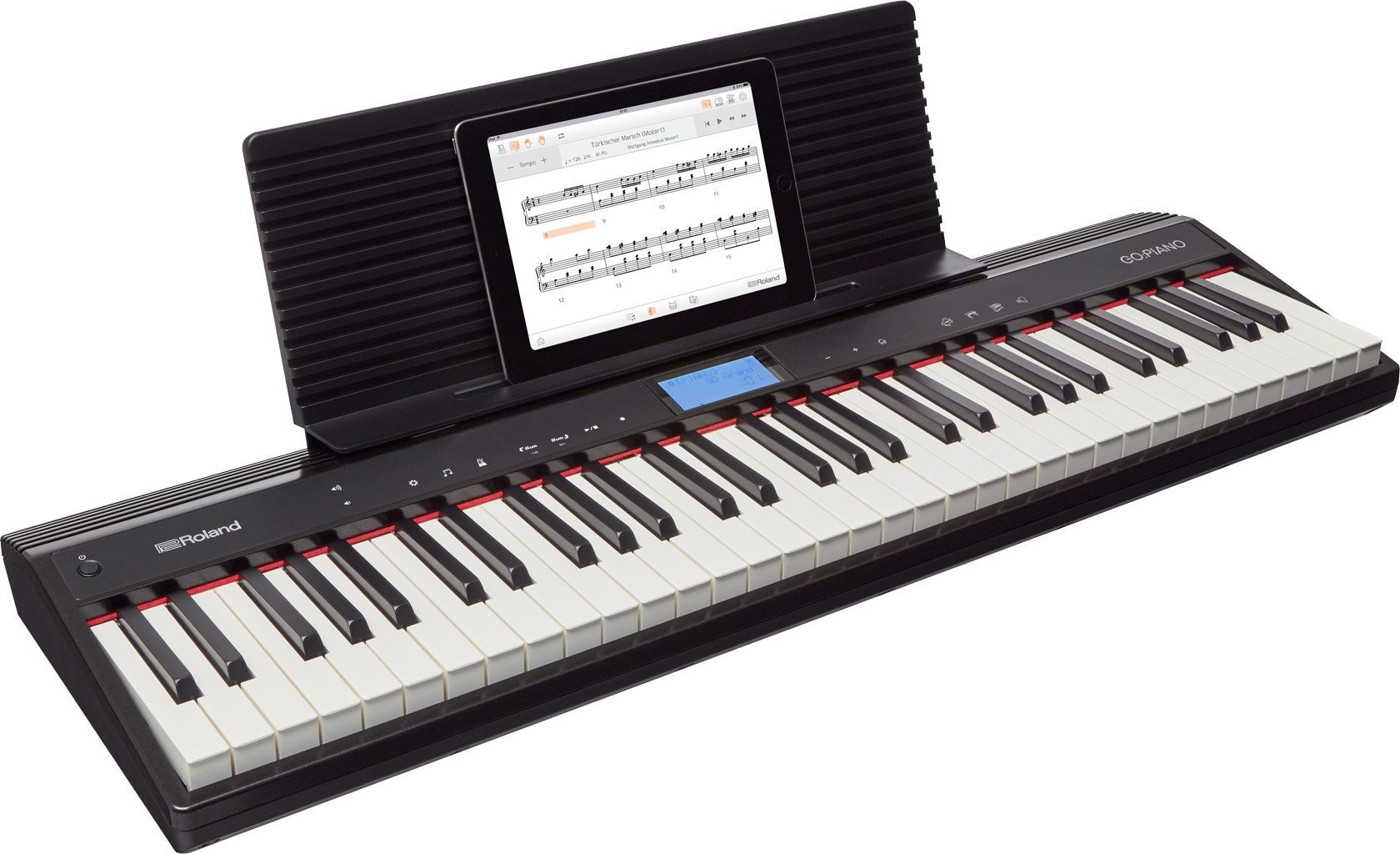 Roland Go Piano Stagepiano mit Lautsprechern, 61 Tasten mit Anschlagdynamik 