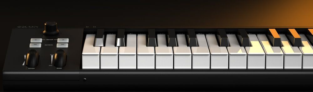 iCon Pro Audio Artist 49 Masterkeyboard mit 49 Tasten, USB / Midikeyboard _00055029_