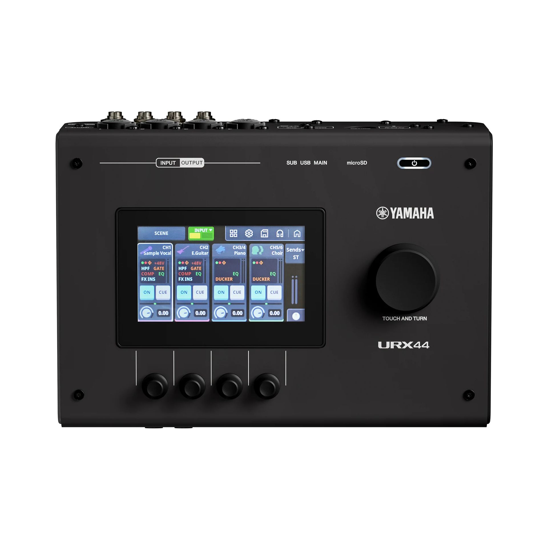 Yamaha URX44 BK  4-Kanal USB 2.0 Audiointerface NEUHEIT