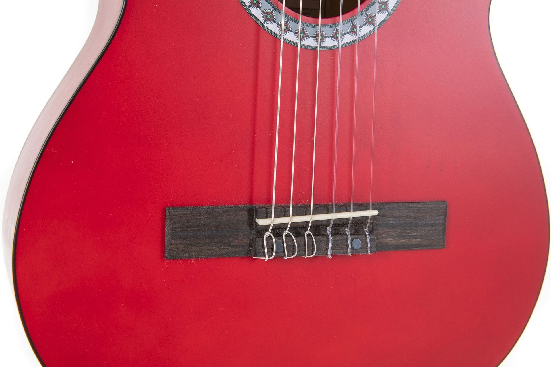GEWA PURE Klassikgitarre Basic 1/2 Transparent Rot