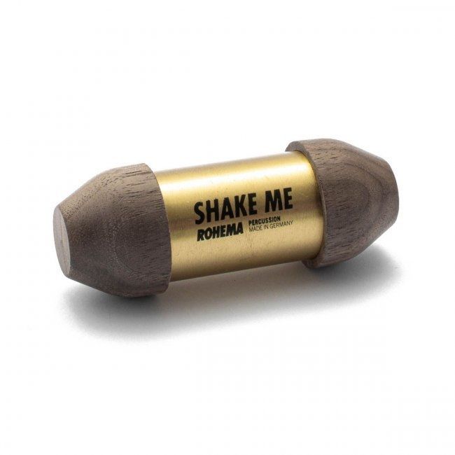 Rohema 61627 "Shake me" Metallshaker Messing Palisander