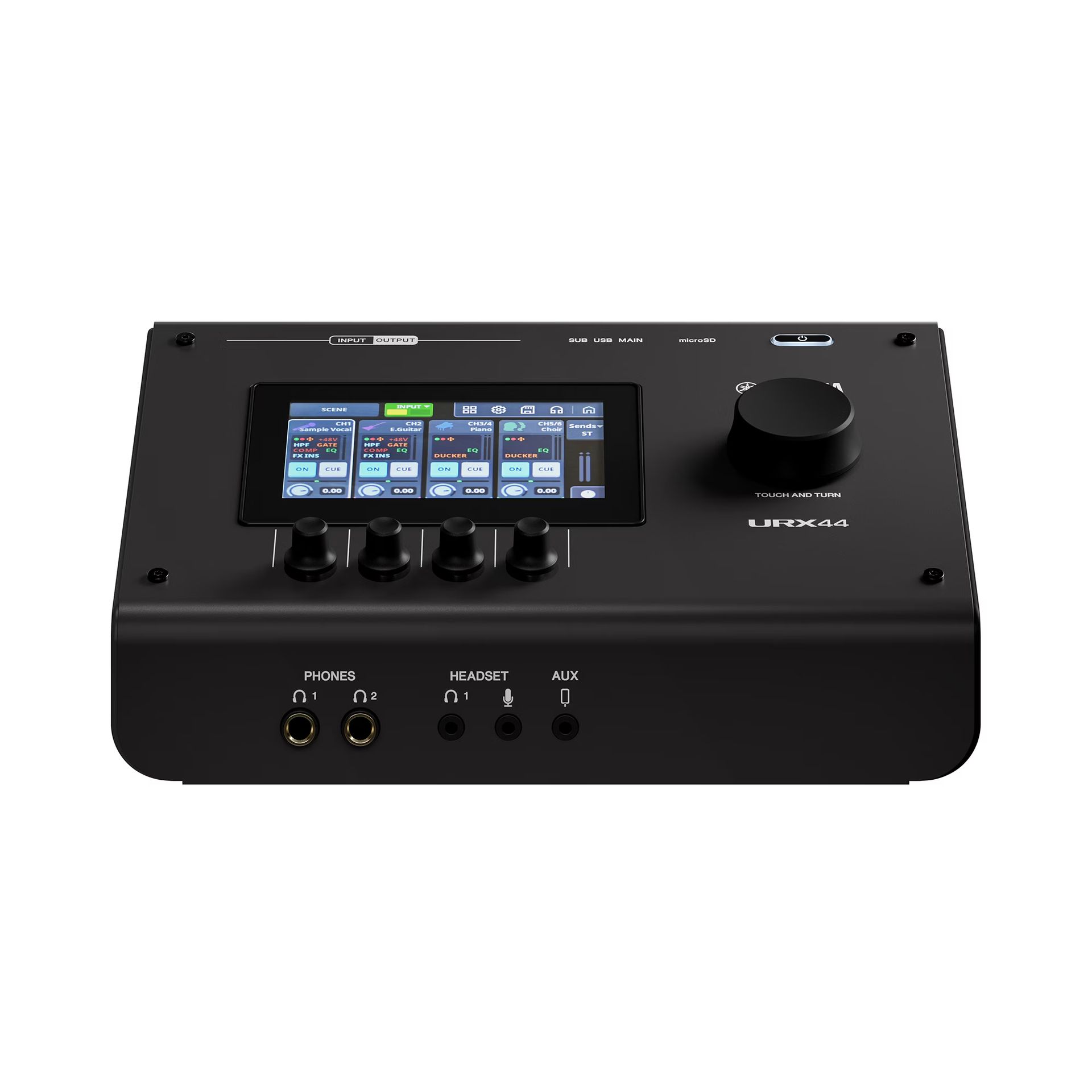 Yamaha URX44 BK  4-Kanal USB 2.0 Audiointerface NEUHEIT