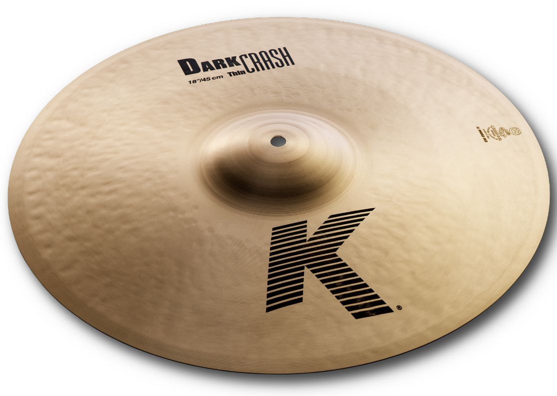 Zildjian K Dark 18" Thin Crash-Becken