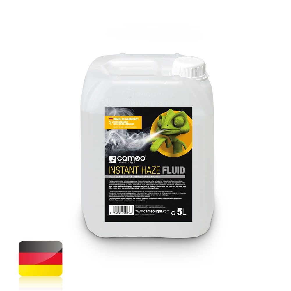 Cameo Instant Haze Fluid 5L Spezielles Hazefluid für Cameo Instant Hazer ölfrei_00034069_