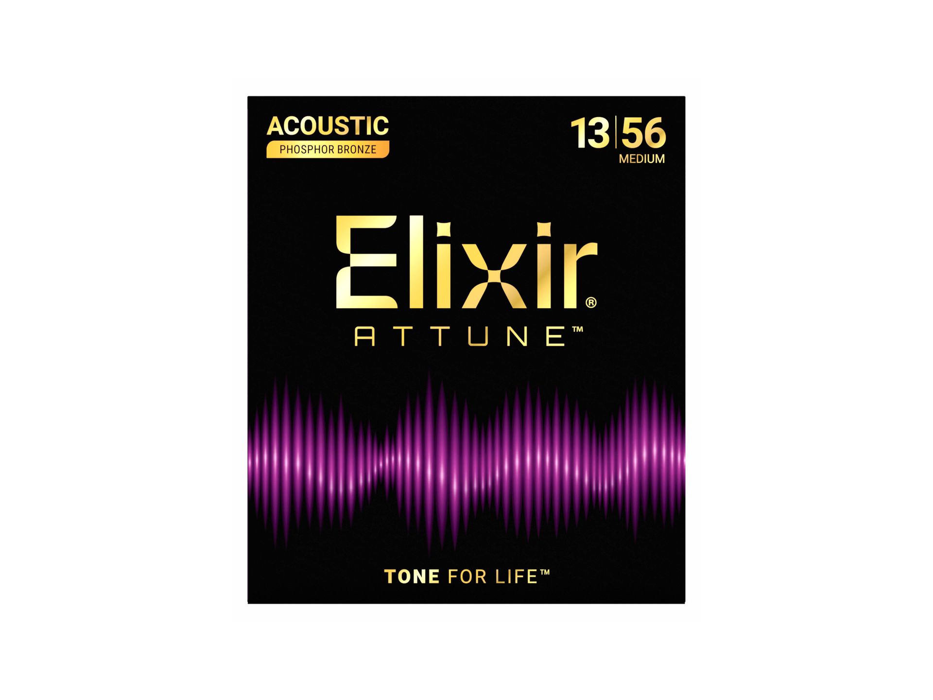 Elixir Akustik-Saiten ATTUNE Phosphor Bronze  6-String .013-.056