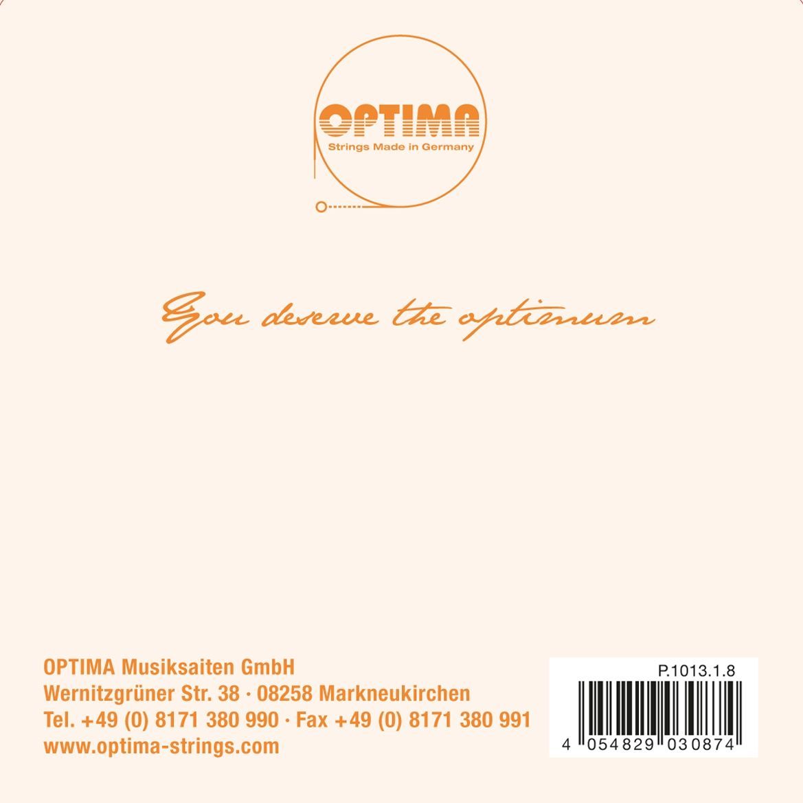 Optima Violine 1/8-D-Saite Stahl, Optima Protos