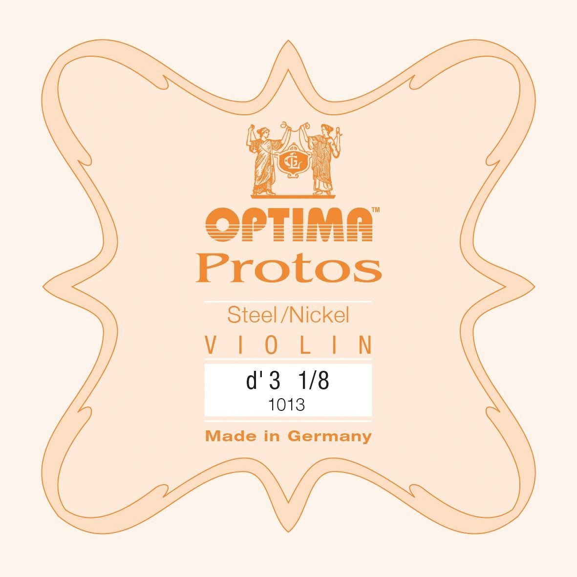 Optima Violine 1/8-D-Saite Stahl, Optima Protos