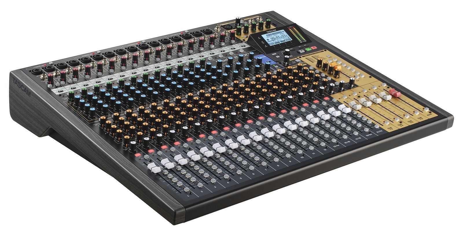Tascam Model 2400 22-Kanal-Analogmischpult mit digitalem 24-Spur-Recorder