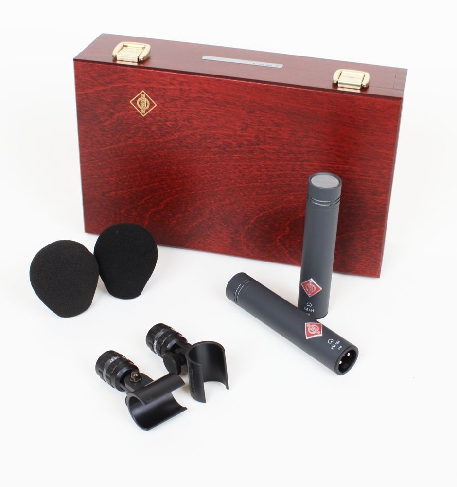 Neumann KM 184 mt Stereo-Mikrofon-Paar, Kondensatormikrofonset_00032978_