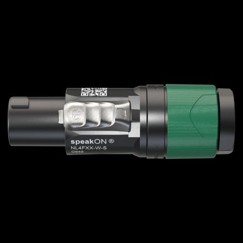 Neutrik NL4FXX-W-S Speakonstecker 4-polig schwarz_00052124_