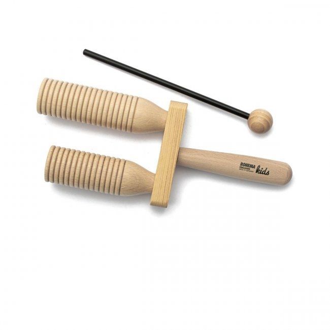 Rohema 61544 Holz Agogo klein 2 Röhren_00003167_