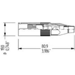 Amphenol AC3M, XLR Stecker, male 