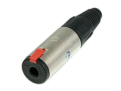 Neutrik NC3   6,3mmStereoklinkenbuchse für Kabel